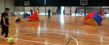 学生による準備の様子